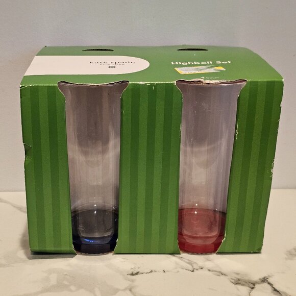 Kate Spade York x Target 15.2oz 4pc Acrylic Highball Drinkware Set - Picture 1 of 6